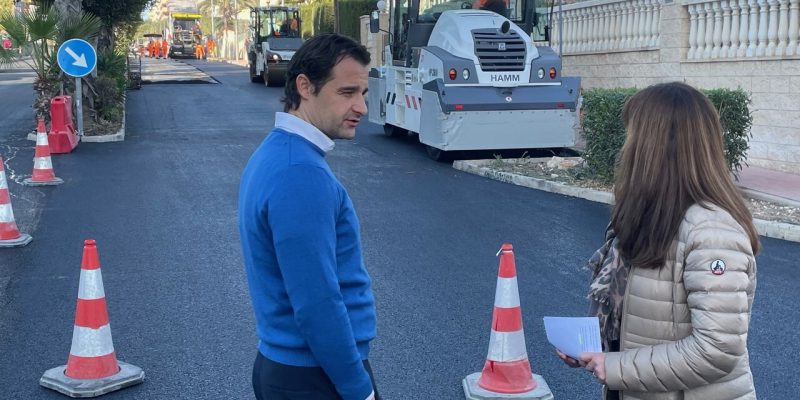 A finales de enero termina el reasfaltado de calles en la zona sur de Torrevieja