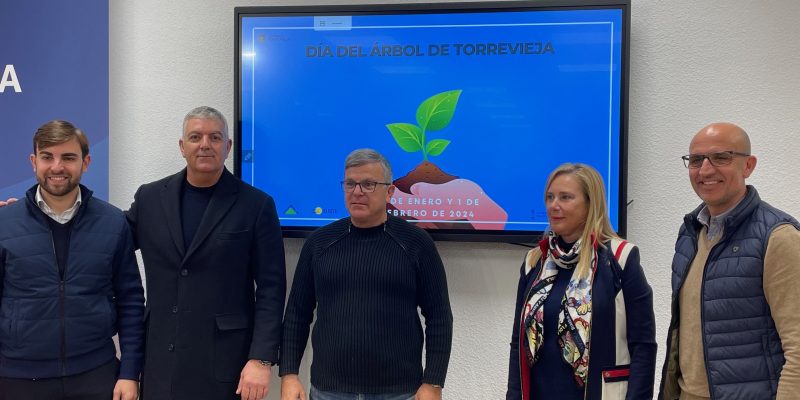 Torrevieja presenta las actividades con motivo del Día del Árbol 2024