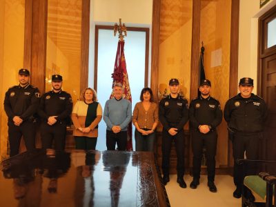 Un total de 8 agentes de la Policía Local toman posesión en Orihuela
