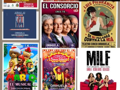 Orihuela presenta una completa y variada programación cultural de enero a marzo
