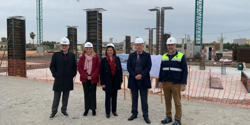 El secretario autonómico de Educación visita las obras del CEIP Nº4 de Almoradí