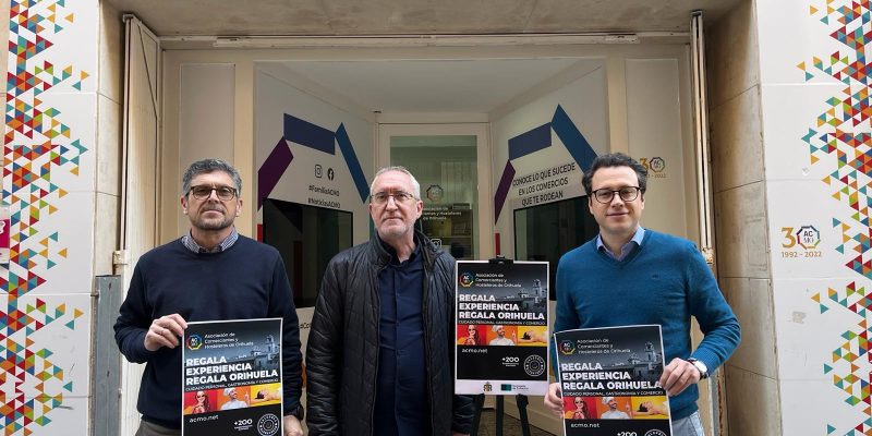 Orihuela presenta la campaña de comercio "Regala Experiencia, Regala Orihuela"