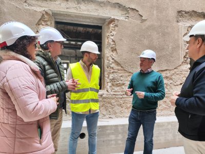 Las obras del Palacio de Rubalcava de Orihuela pasan a la fase de albañilería e instalaciones