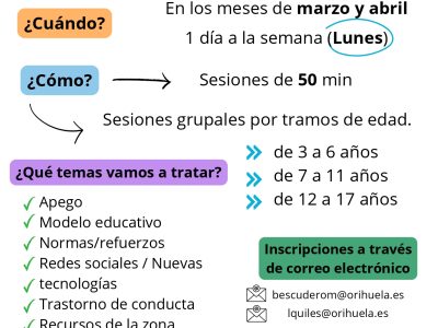 Orihuela pone en marcha un proyecto en la costa para prevenir conductas disruptivas