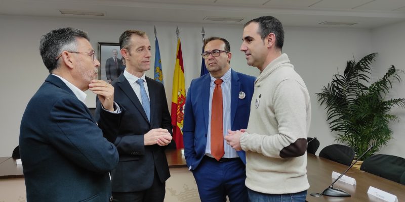 Rafal recibe la visita del director general de Centros Docentes de la Generalitat