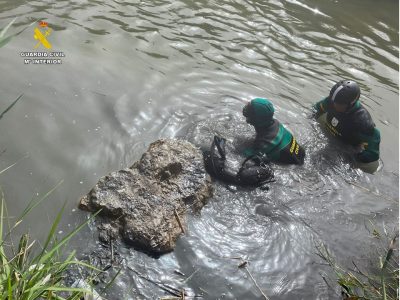 La Guardia Civil encuentra el cadáver del menor desaparecido en el río Segura en Almoradí