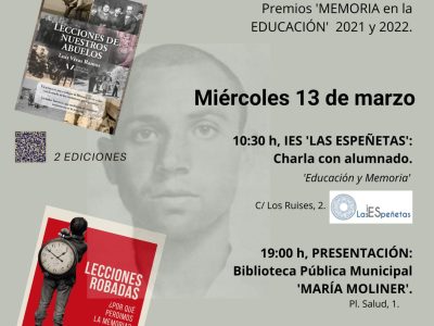 Orihuela dedicará una jornada de memoria histórica a través de un proyecto educativo