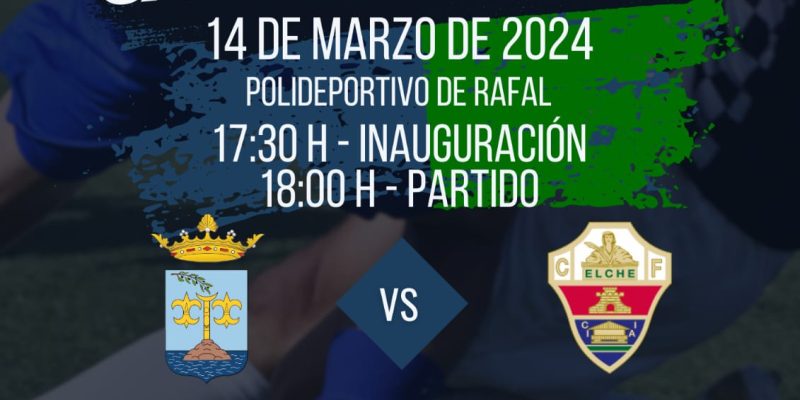 Las categorías inferiores del Elche y el Rafal estrenan el campo de fútbol 7 rafaleño
