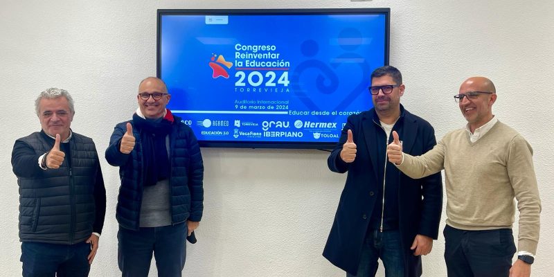 Más de 1.100 personas asistirán al 3º Congreso "Reinventar la Educación" en Torrevieja