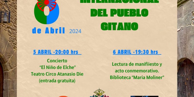 Orihuela conmemorará el Día del Pueblo Gitano con un concierto del "Niño de Elche"