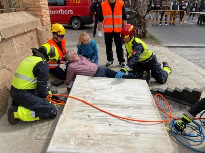 Torrevieja ha llevado a cabo un espectacular simulacro de terremoto