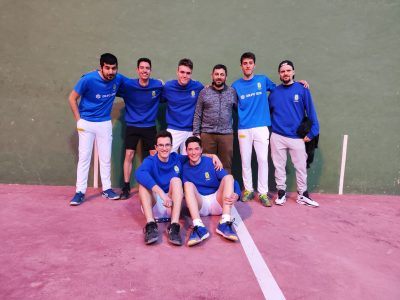 El equipo de Frontenis de San Isidro queda campeón de la Liga Provincial de Alicante