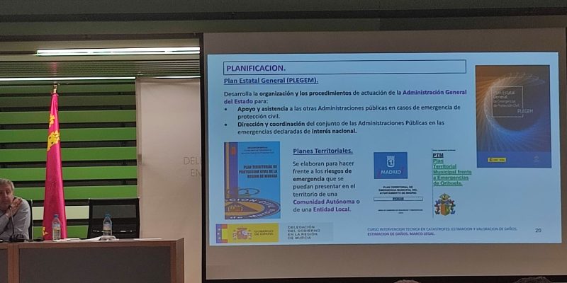 Técnicos municipales de Orihuela se forman en valoración de daños en catástrofes