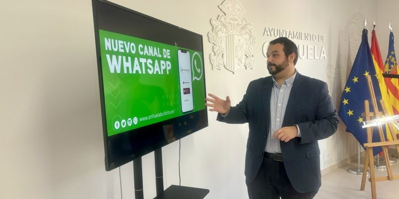 Orihuela estrena un canal de WhatsApp para su concejalía de Turismo