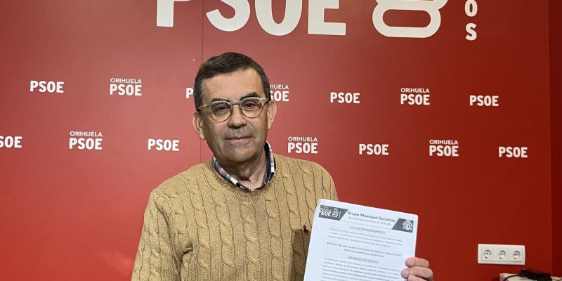 El PSOE pide la declaración de Orihuela como Zona de Mercado Residencial Tensionado