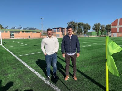 Bigastro estrena tres campos de fútbol y nueva red de riego para el Polideportivo