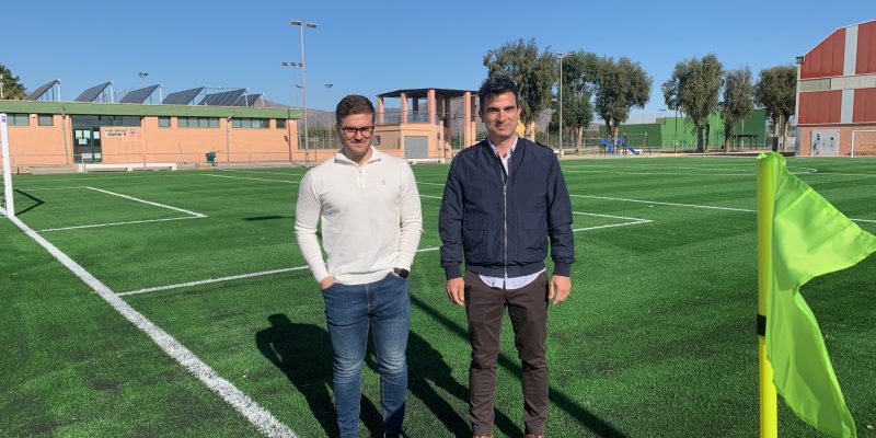 Bigastro estrena tres campos de fútbol y nueva red de riego para el Polideportivo