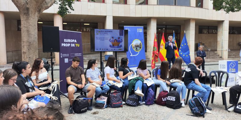 Orihuela se convierte en la primera "Plaza de Europa" del proyecto europeo de la Comunitat
