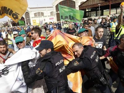 LA UNIÓ denuncia el envío de multas por la protesta del 22 de febrero en Valencia