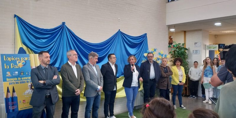 El Colegio de Hurchillo pone en marcha la campaña "Lápices para la Paz"