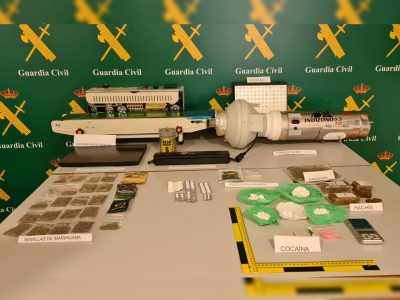 La Guardia Civil desmantela un punto de venta de droga a menores en Guardamar