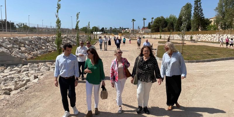Torrevieja abre al público el parque inundable en la urbanización Doña Inés