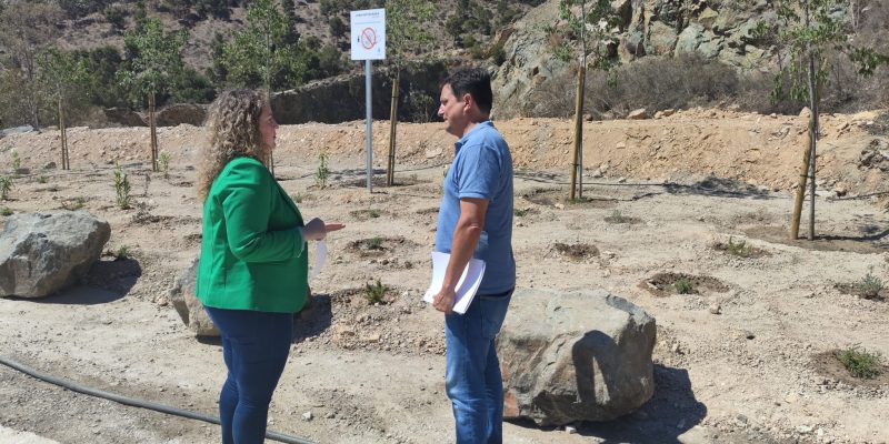 Orihuela finaliza la restauración y adecuación del mirador del Palmeral
