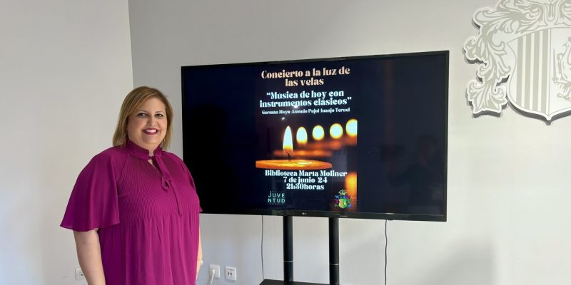 Orihuela organiza un concierto a la luz de las velas en la María Moliner