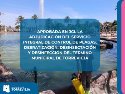 Torrevieja aprueba en JGL la adjudicación del servicio integral de control de plagas
