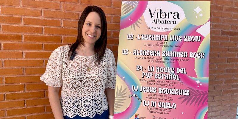 Llega el festival de música "Vibra Albatera" del 22 al 24 de julio