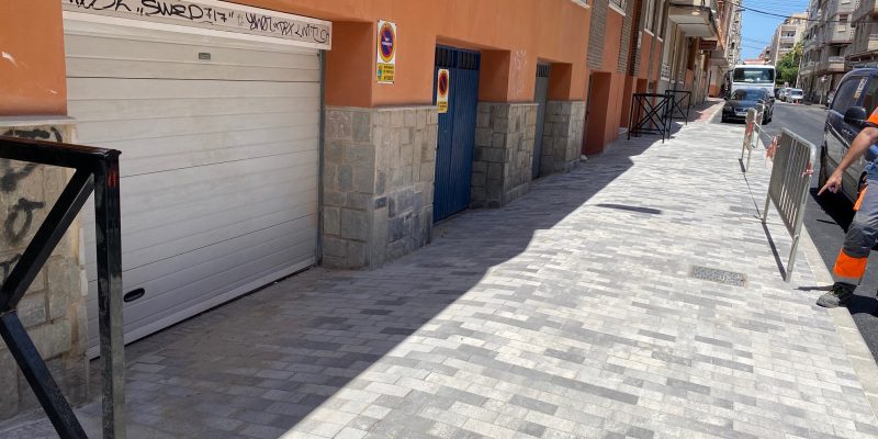 Finalizan las obras de evacuación de aguas pluviales en la Avenida de la Purísima en Torrevieja