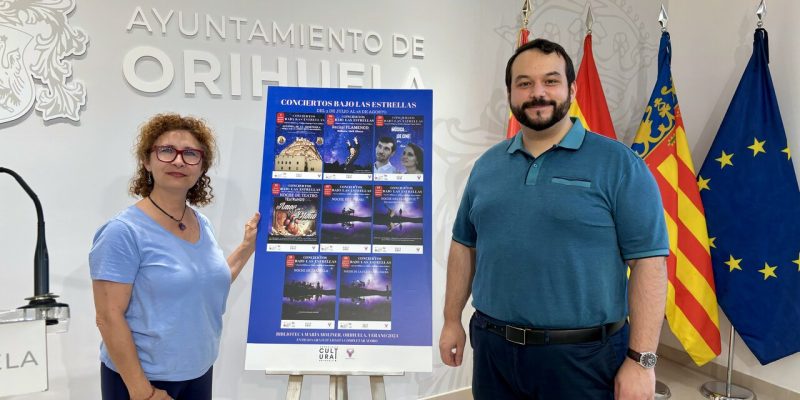 Orihuela organiza "Conciertos Bajo las Estrellas" en las noches de verano
