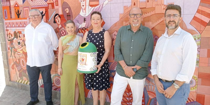 Orihuela fomenta el reciclaje de vidrio durante las fiestas de la Reconquista
