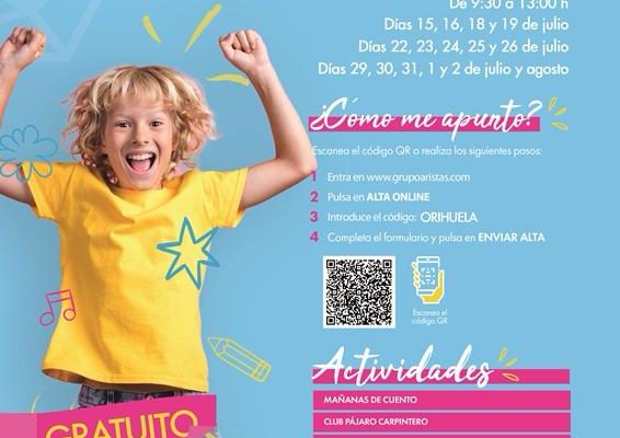 Orihuela organiza talleres de verano para niños en la biblioteca María Moliner