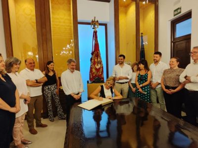 Orihuela, primera parada de la nueva consellera de Justicia e Interior, Salomé Pradas