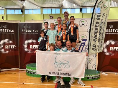 Impresionantes resultados del Club de Patinaje Torrevieja en el Campeonato de España