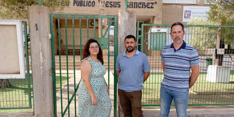 San Isidro realiza el estudio geotécnico del terreno para la ampliación del CEIP "Jesús Sánchez"