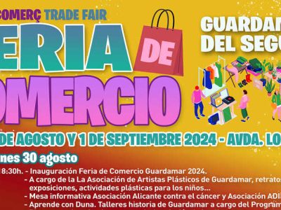 Guardamar del Segura prepara su Feria de Comercio con más sabor