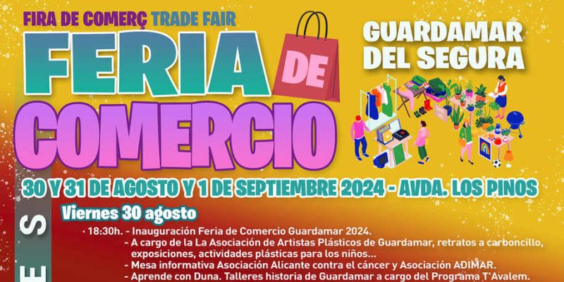 Guardamar del Segura prepara su Feria de Comercio con más sabor