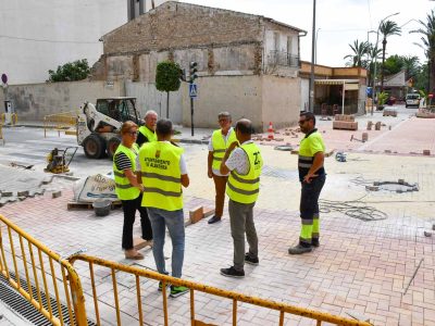 Albatera impulsa obras de pavimentación para mejorar la seguridad vial