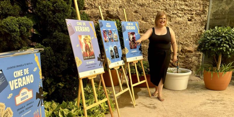 La concejalía de Juventud de Orihuela presenta el Cine de Verano en las noches de agosto