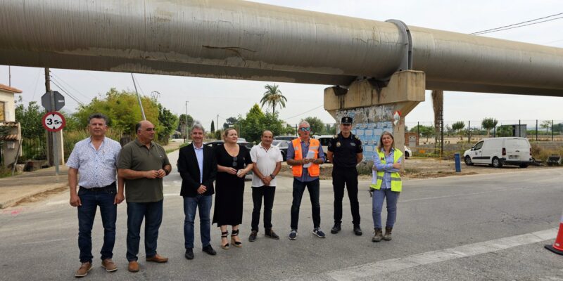 Comienzan las obras de seguridad vial en la carretera de los tubos de Orihuela