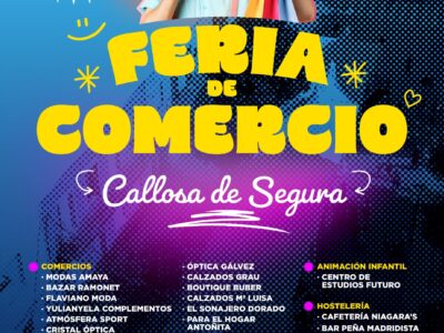 Callosa de Segura prepara una nueva edición de su Feria de Comercio