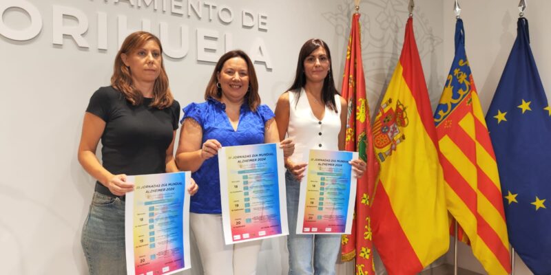 La concejala de Sanidad, Irene Celdrán, ha presentado esta mañana las III Jornadas del Día Mundial del Alzheimer que comenzarán el próximo miércoles 18 de septiembre y finalizarán el viernes 20 de septiembre
