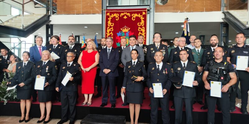 Orihuela celebra el acto anual de distinciones de la Policía Local