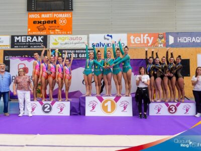 Más de mil personas asisten al Campeonato Autonómico de Gimnasia Rítmica en Almoradí