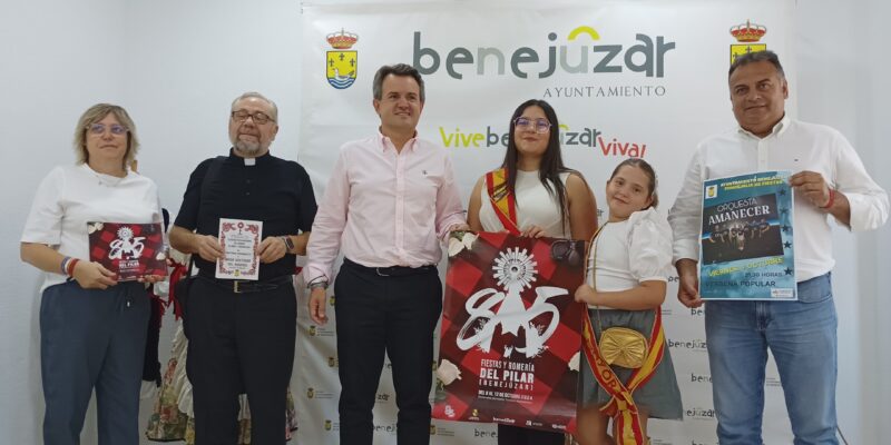Benejúzar presenta los actos de las Fiestas de la Pilarica en su 85 aniversario