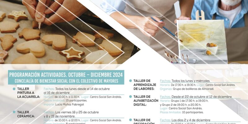 Almoradí ofrece más de una decena de actividades para sus mayores