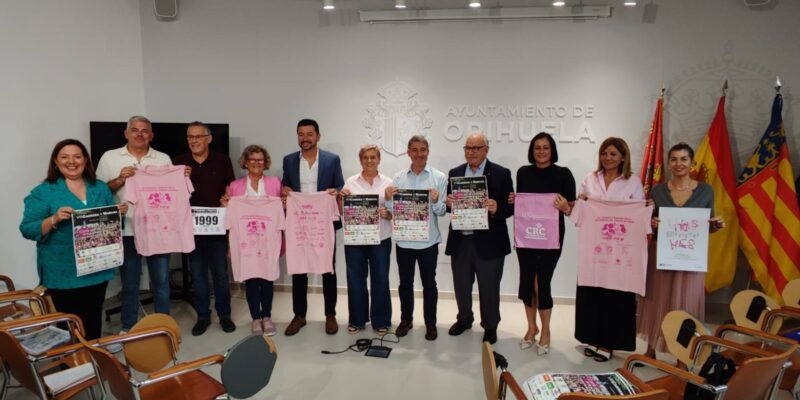 han presentado la VIII Carrera Contra el Cáncer “Corre por mí, Orihuela”, que se celebrará el próximo domingo 20 de octubre, a partir de las 10.00h