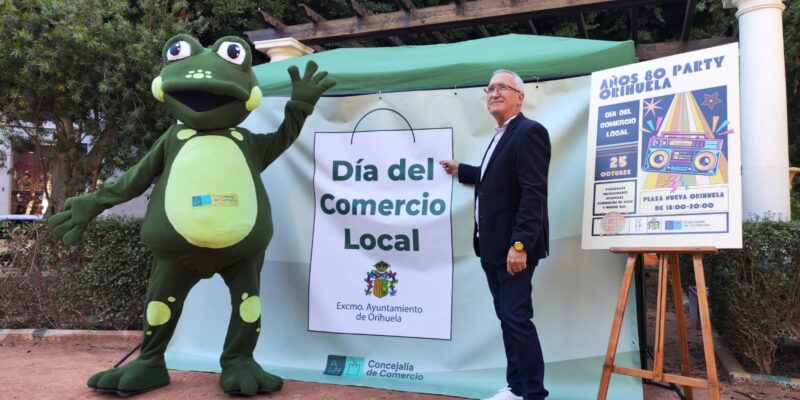 Orihuela celebrará el Día del Comercio Local con ambientación de los años 80
